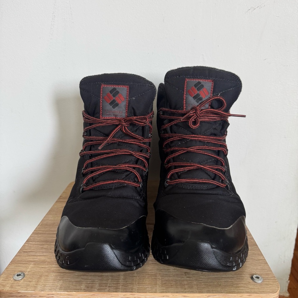Columbia Men's Fairbanks Omni-Heat 'Black Rusty' Outdoor Boot BM2806-010 Size 11